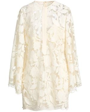 Elie Saab Mini Dress Polyester, Silk - White