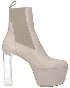 Rick Owens 'grill Beatle' Platform Boots - White