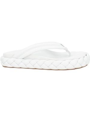 Le Silla Thong Sandal Leather - White