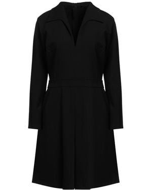 SEVENTY VENEZIA Mini Dress Viscose, Polyamide, Elastane - Black