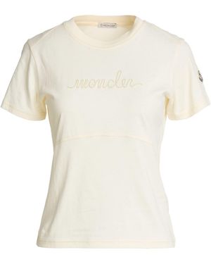 Moncler T-Shirt Cotton - White