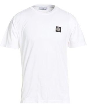Stone Island T-Shirt Cotton - White