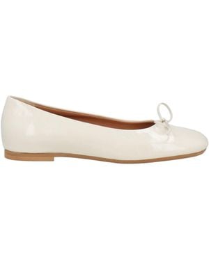 POESIE VENEZIANE Cream Ballet Flats Leather - Natural