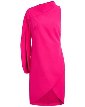 Genny Fuchsia Midi Dress Polyester, Elastane - Pink