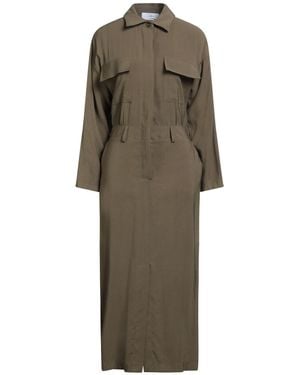 Soallure Maxi Dress Viscose, Polyester - Natural