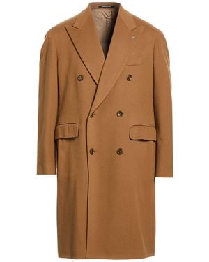 Tagliatore Camel Coat Virgin Wool, Cashmere - Brown