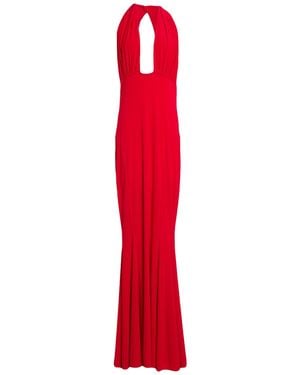 Norma Kamali Maxi-Kleid - Rot