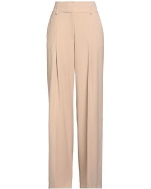 Caractere Trousers Polyester, Viscose, Elastane - Natural