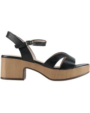 Wonders Sandals Leather - Black
