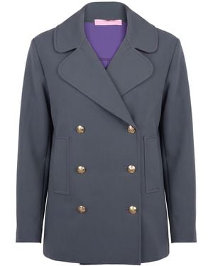 La Fille Des Fleurs Jacke, Mantel & Trenchcoat - Blau
