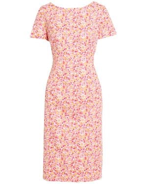 Clips Midi Dress Cotton, Elastane - Pink