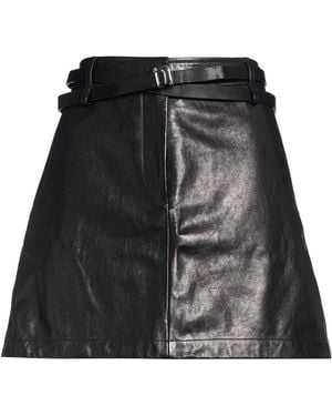 Sportmax Mini Skirt Goat Skin - Black