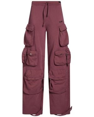 The Attico Pants Cotton - Purple