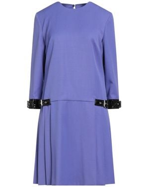 Moschino Couture Mini Dress Virgin Wool, Polyester, Elastane, Polyurethane Resin - Blue