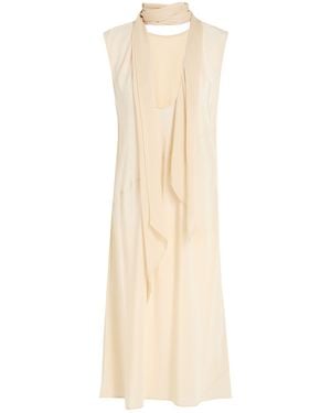 Helmut Lang Midi-Kleid - Weiß