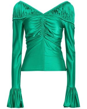 Rabanne Emerald Top Viscose, Elastane - Green