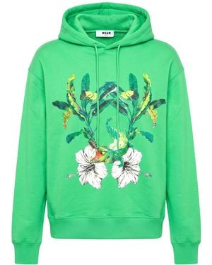 MSGM Sweatshirt - Grün
