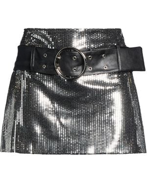 Babylon Mini Skirt Polyester, Polyamide, Metallic Fibre, Elastane - Black