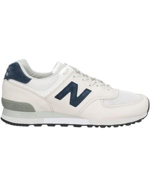 New Balance Trainers Leather, Textile Fibres - White