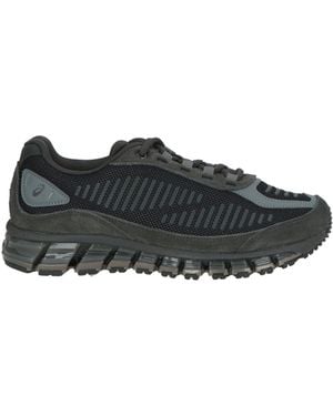Asics Sneakers Leather, Textile Fibers - Black