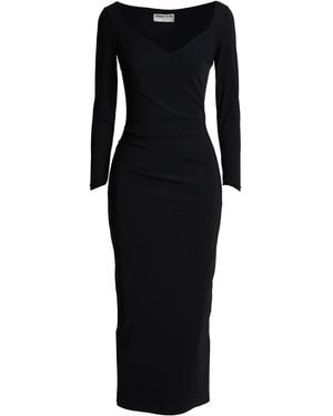 La Petite Robe Di Chiara Boni Midi Dress Polyamide, Elastane - Black