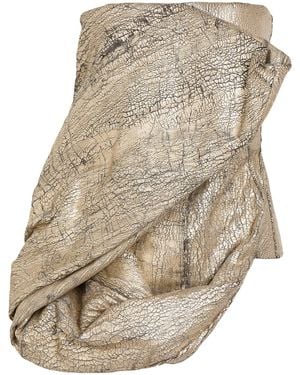 Rick Owens Top Cotton, Elastomultiester, Rubber - Natural