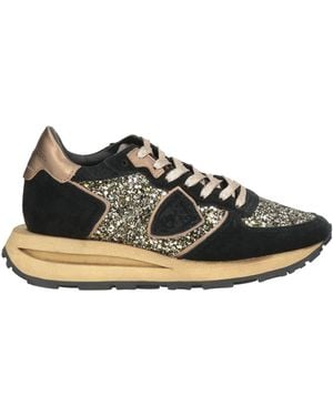 Philippe Model Sneakers Leather, Textile Fibers - Black