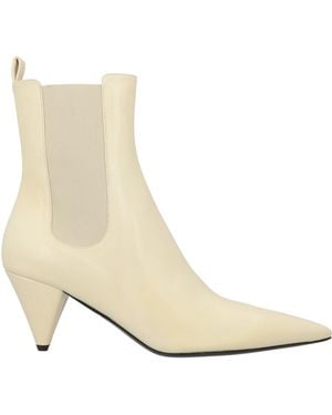 Jil Sander Ankle Boots Leather - Natural