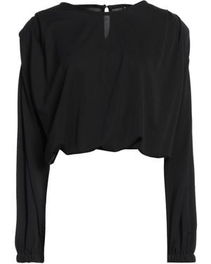 Cristinaeffe Top Polyester, Elastane - Black