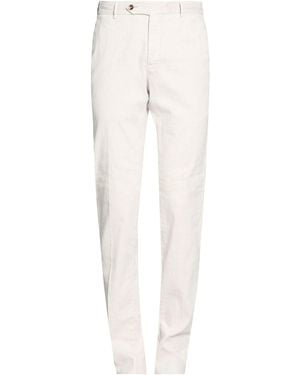 PT Torino Trousers Linen, Cotton, Elastane - White