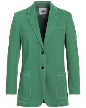 MSGM Blazer Cotton - Green