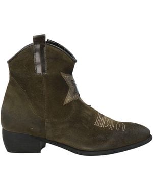 Zoe Ankle Boots Leather - Brown