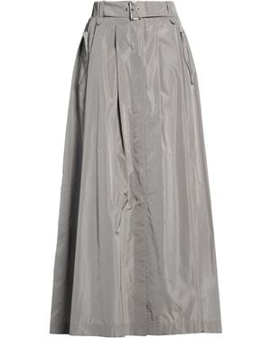 Alberta Ferretti Maxi Skirt Polyester, Silk - Grey