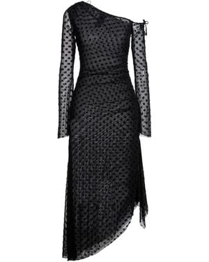 MISBHV Midi Dress Polyamide, Viscose, Elastane - Black