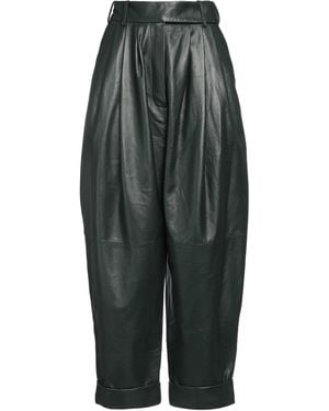 Alexandre Vauthier Pants Lambskin - Green