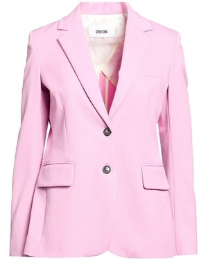 Grifoni Blazer Polyester, Virgin Wool, Elastane - Pink