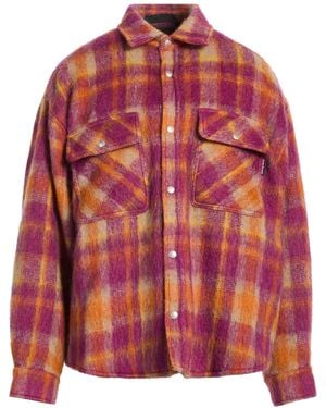 Palm Angels Jacket Virgin Wool, Alpaca Wool, Mohair Wool, Polyamide - Red