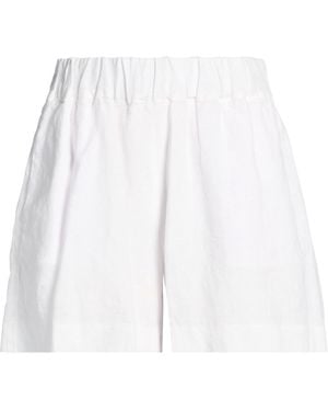 120% Lino Shorts & Bermuda Shorts - White
