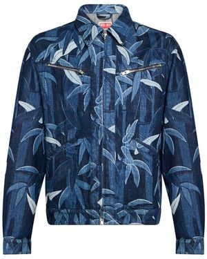KENZO Denim Outerwear Cotton - Blue