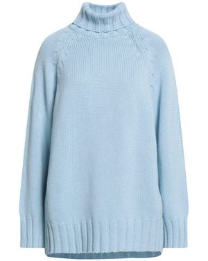 Malo Rollkragenpullover - Blau