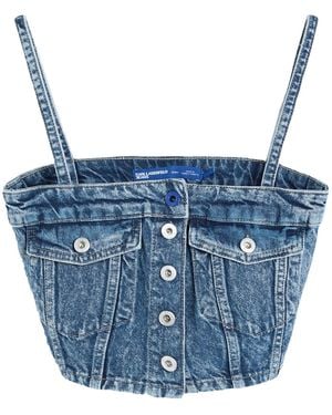 KARL LAGERFELD Top - Blue