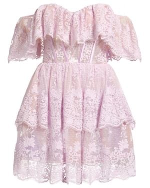 Elisabetta Franchi Mini Dresses - Pink