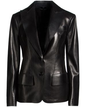 Tom Ford Blazer Lambskin - Black