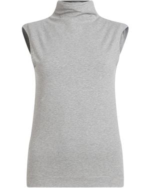 Circolo 1901 Top Cotton, Elastane - Gray