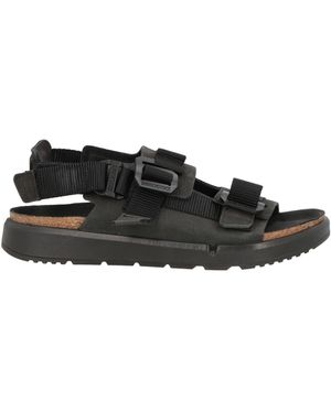 Birkenstock Sandals Leather, Textile Fibres - Black