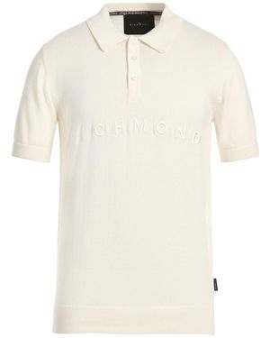 John Richmond Polo Shirt Cotton - White