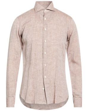 Tombolini Taupe Shirt Linen - Pink