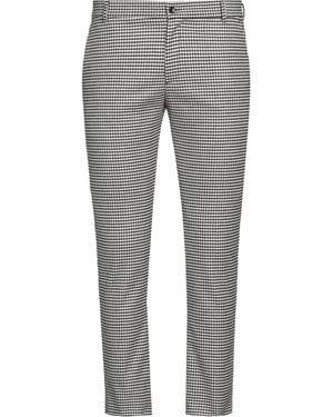 Daniele Alessandrini Trousers Polyester, Viscose, Elastane - Grey