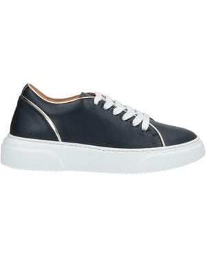 Testoni Midnight Sneakers Kidskin, Calfskin - Blue