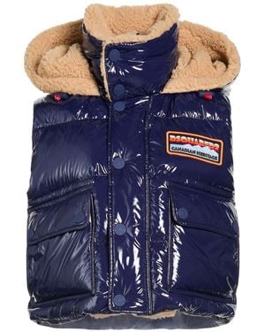 DSquared² Vest Polyamide, Polyurethane, Polyester, Acrylic - Blue